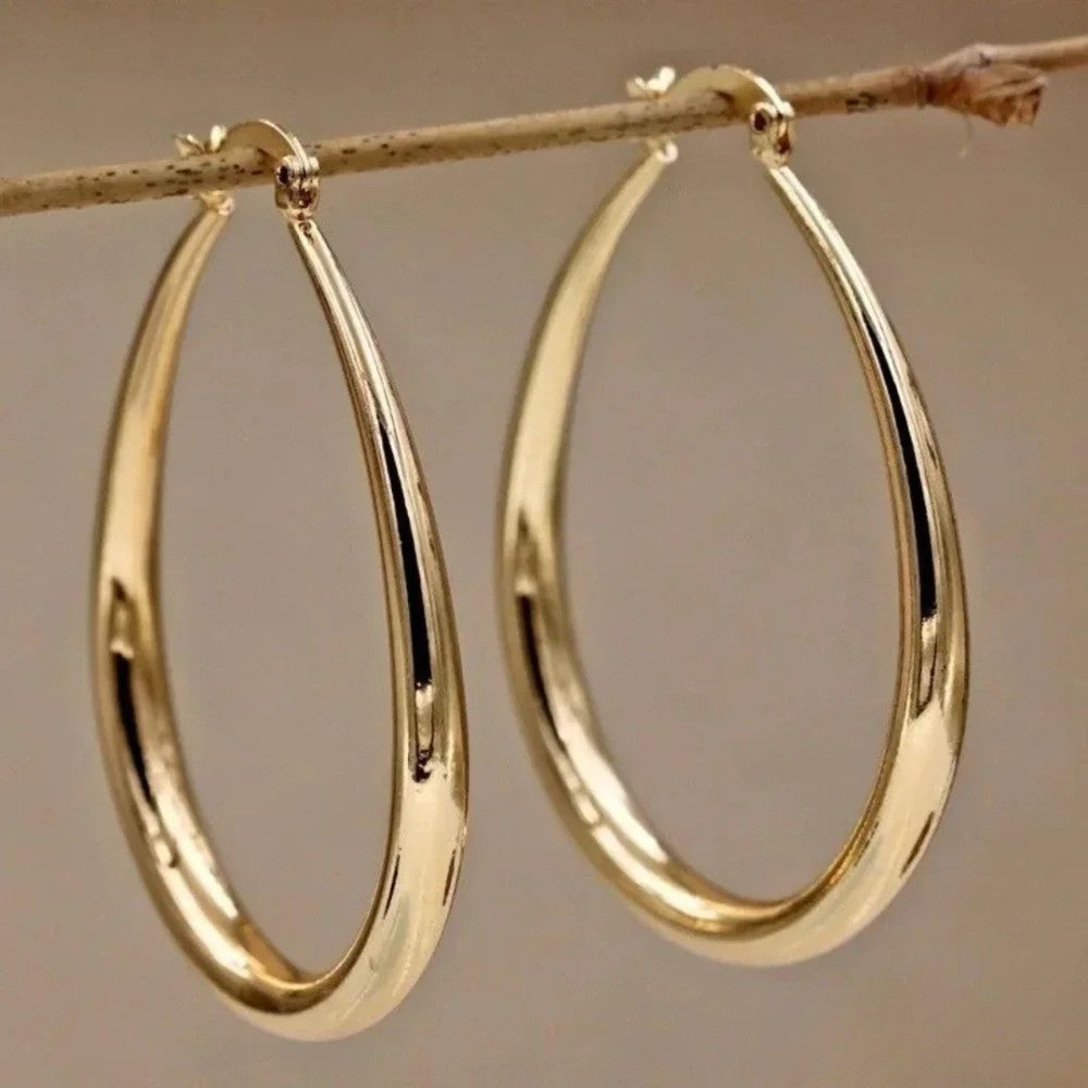 Retro Hoop Ohrringe