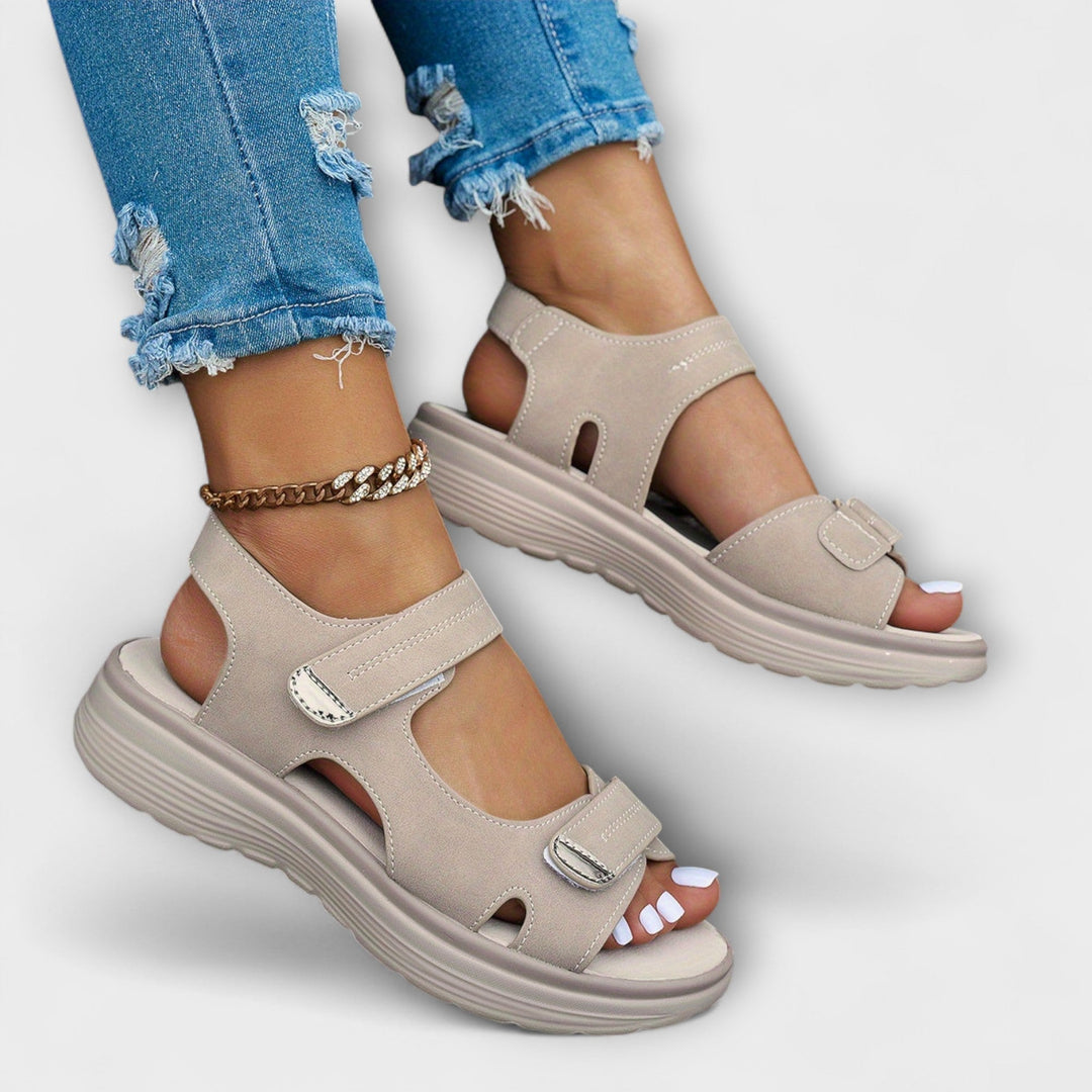 Luftikus - Atmungsaktive Klett-Sandalen
