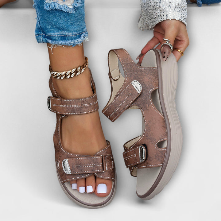 Luftikus - Atmungsaktive Klett-Sandalen