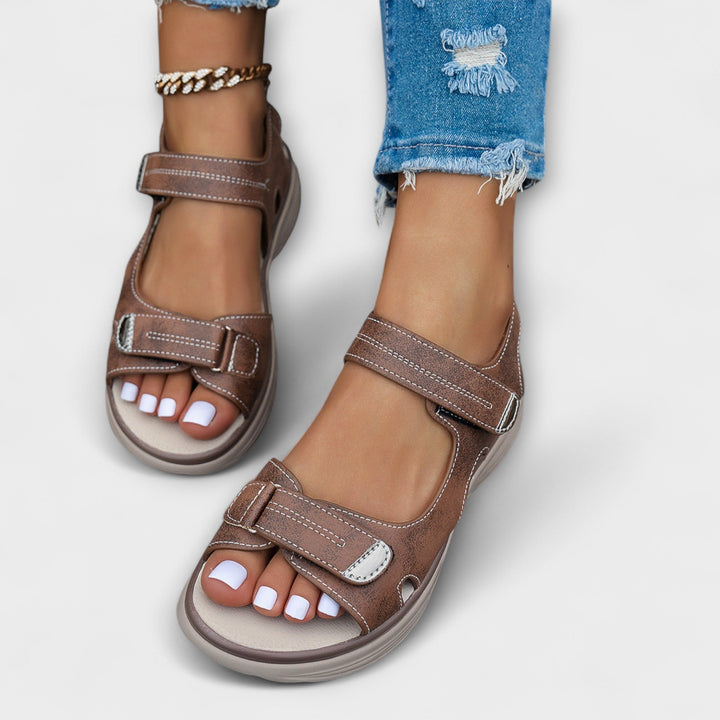 Luftikus - Atmungsaktive Klett-Sandalen