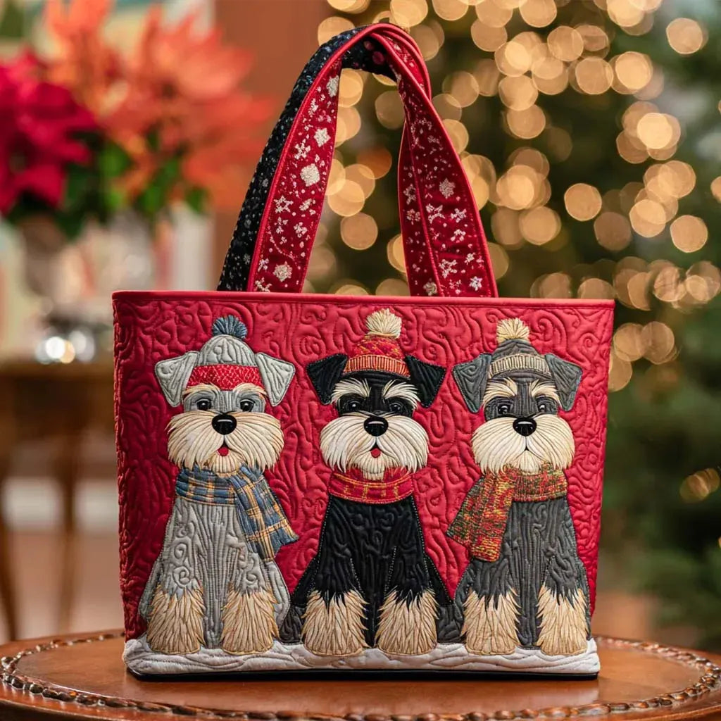 Handgefertigte Schnauzer-Tasche
