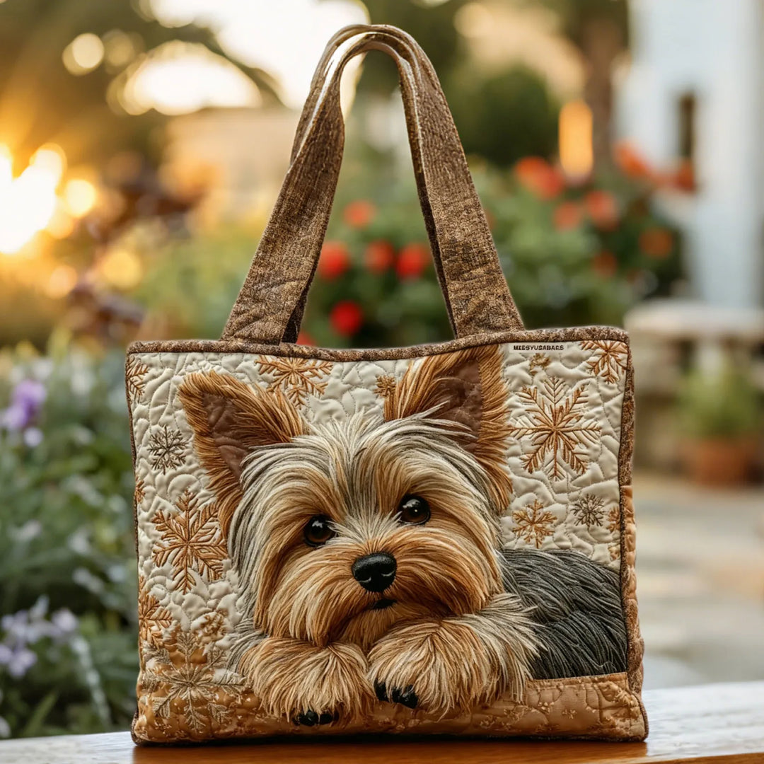 Hochwertige Handtasche Yorkie Glänzend