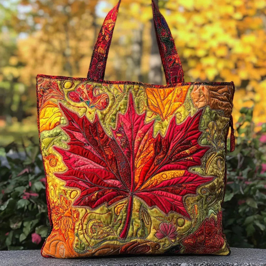 Handgefertigte Tasche Sonnenuntergang Ahorn