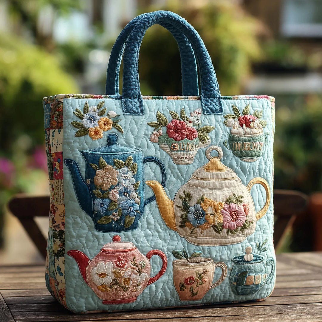 Gepolsterte Blumen-Tasche