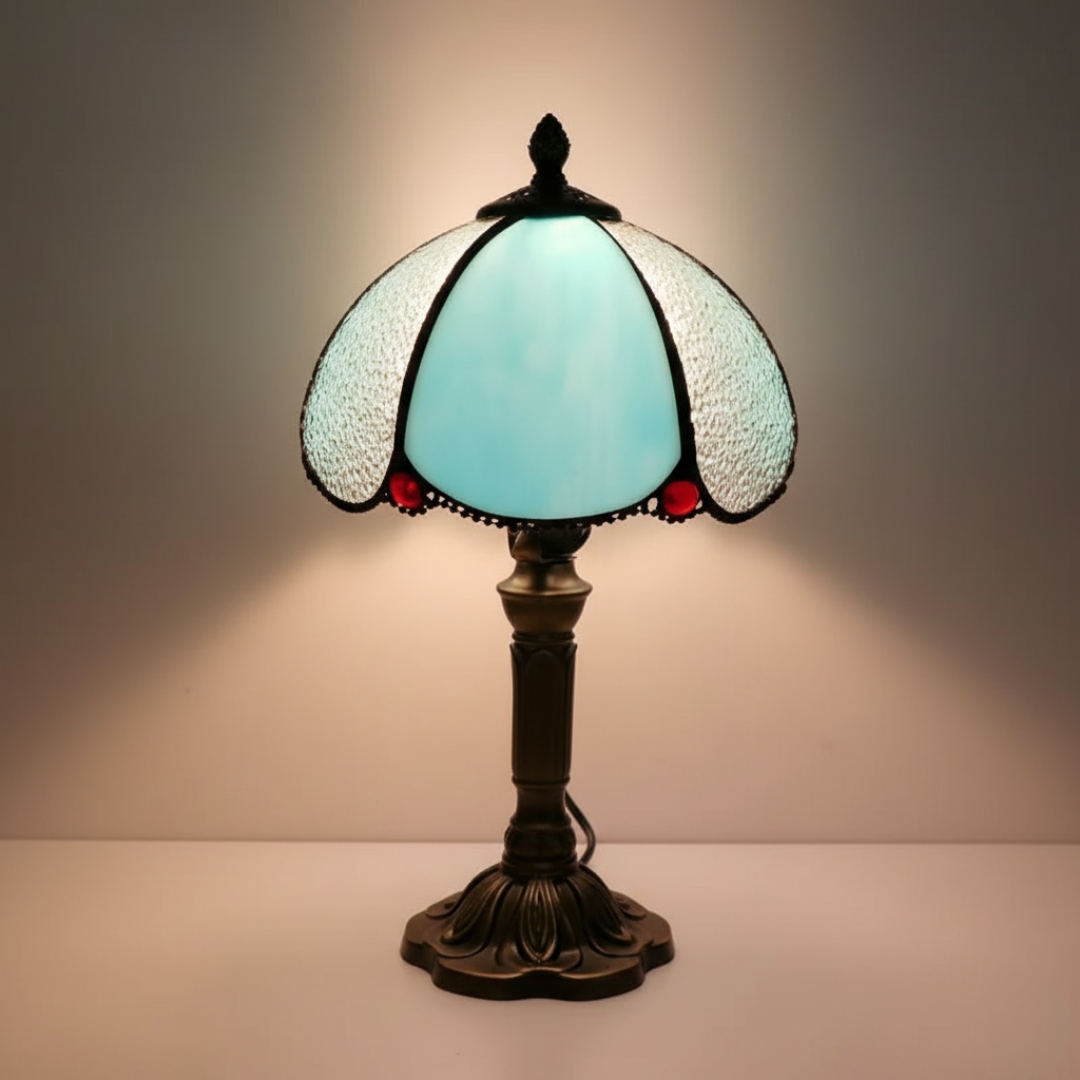 Blaue Schmetterlingslampe