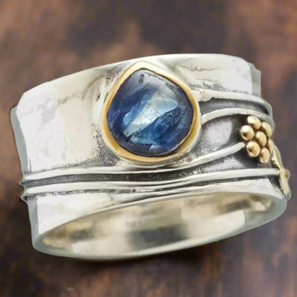 Bohemian Gemstone Meditation RingBohemian Gemstone Meditation Ring