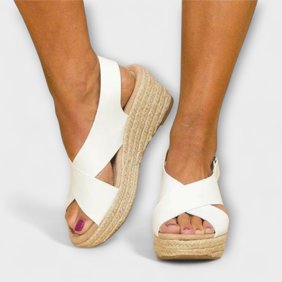 Edeltrud - Elegante Espadrille-Sandalen